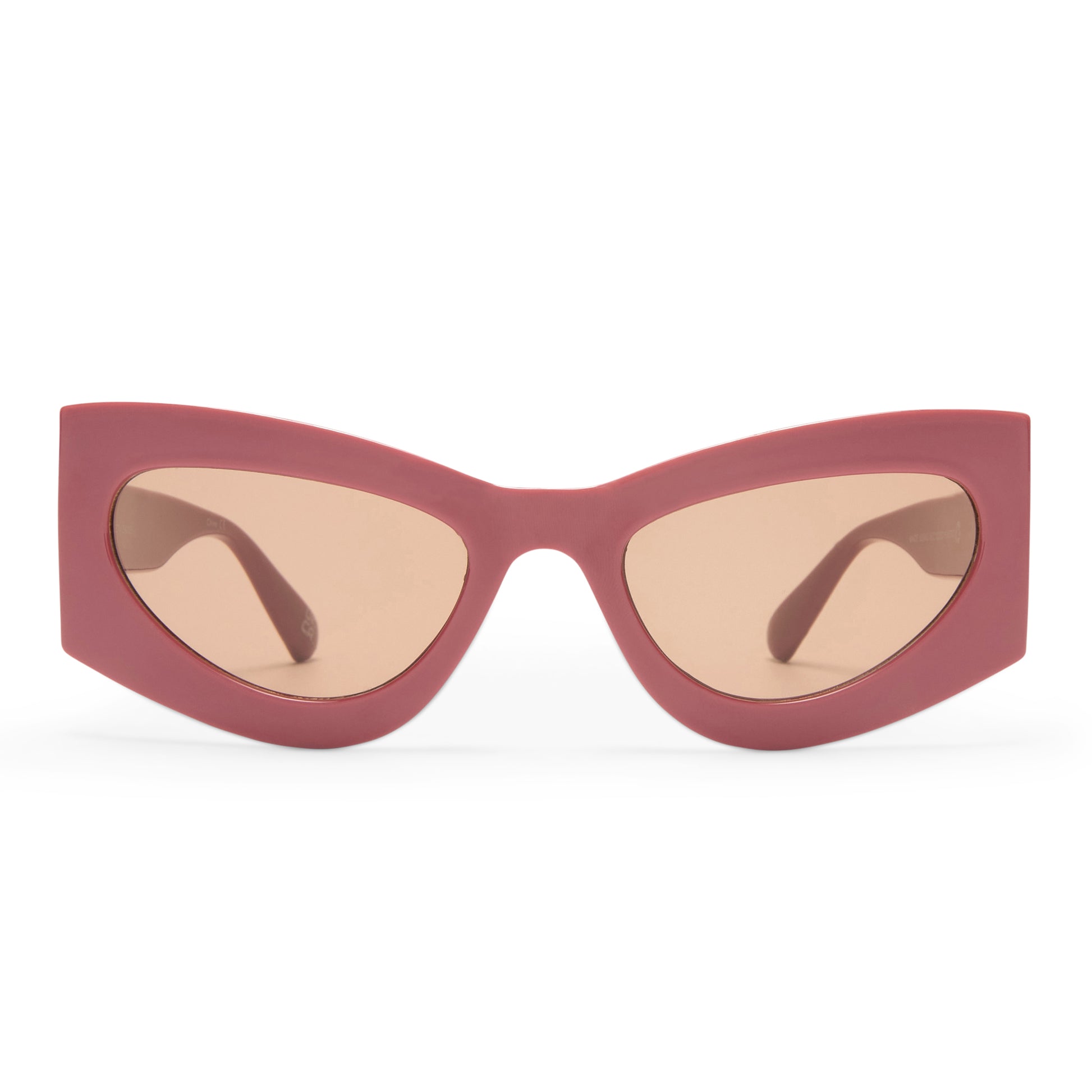 Electra Terracotta Female Cat-Eye Sunglasses | Aire