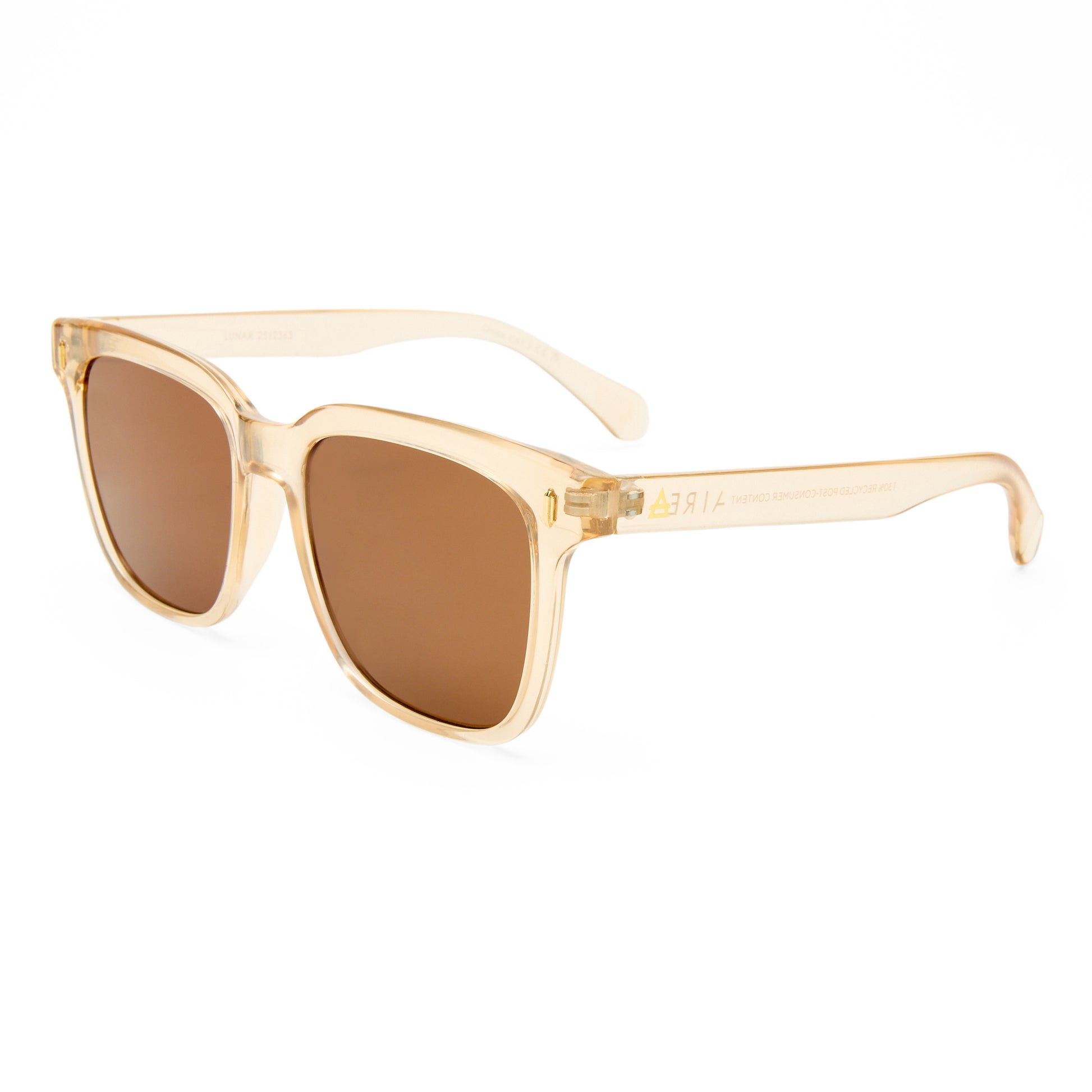Lunar Sand Uni-Sex Rectangle Sunglasses | Aire