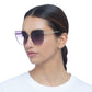 Amor Gold Shimmer Female Cat-Eye Sunglasses | Aire