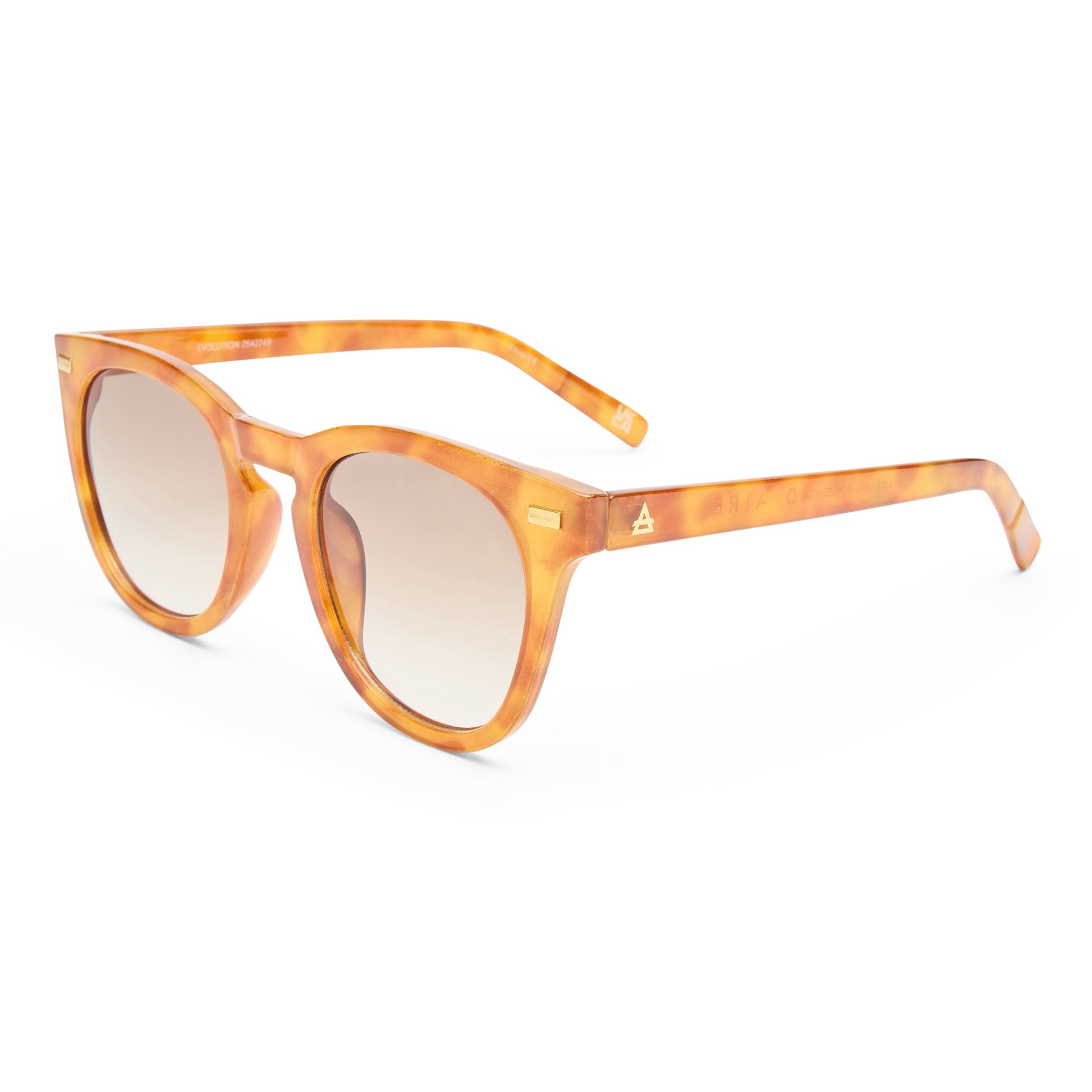 Evolution Vintage Tort Female Round Sunglasses | Aire