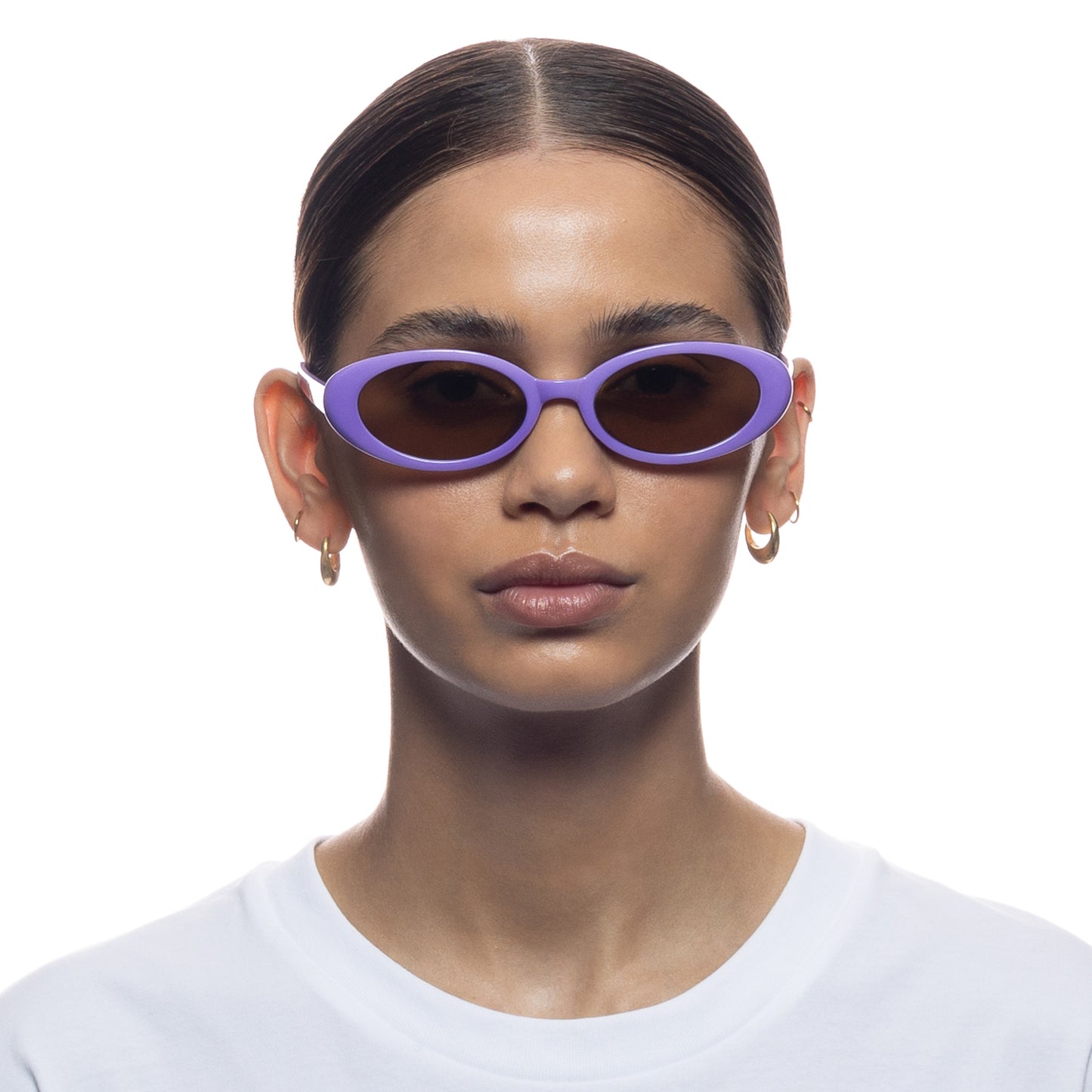 Fornax Lilac Female Oval Sunglasses | Aire