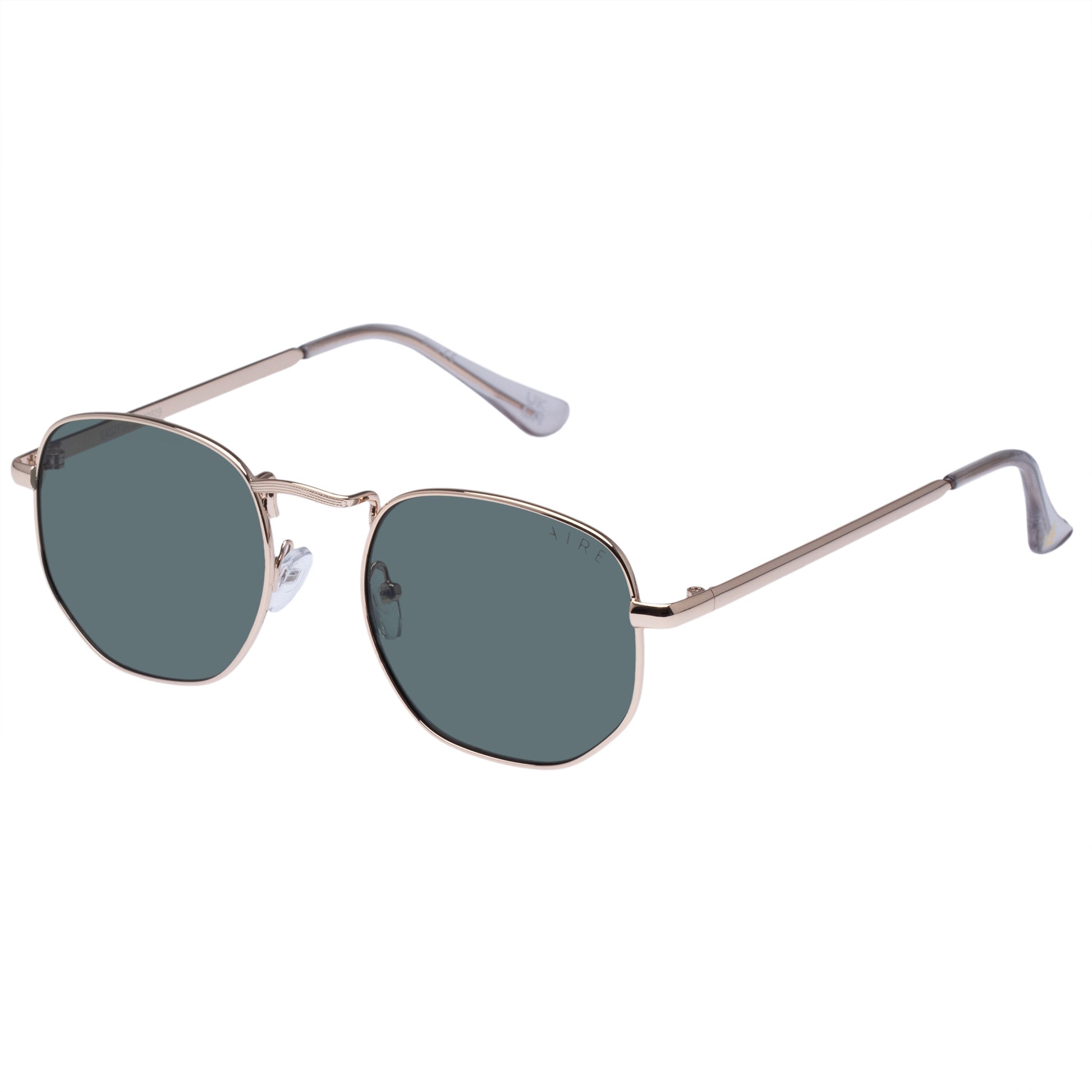 Sagitta Gold Uni-Sex Square Sunglasses | Aire