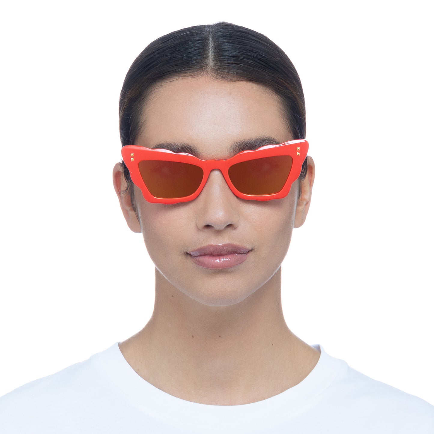 Gamma Ray Mandarin Female Cat-Eye Sunglasses | Aire