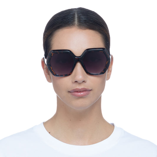 Meteor Tort Female Round Sunglasses | Aire