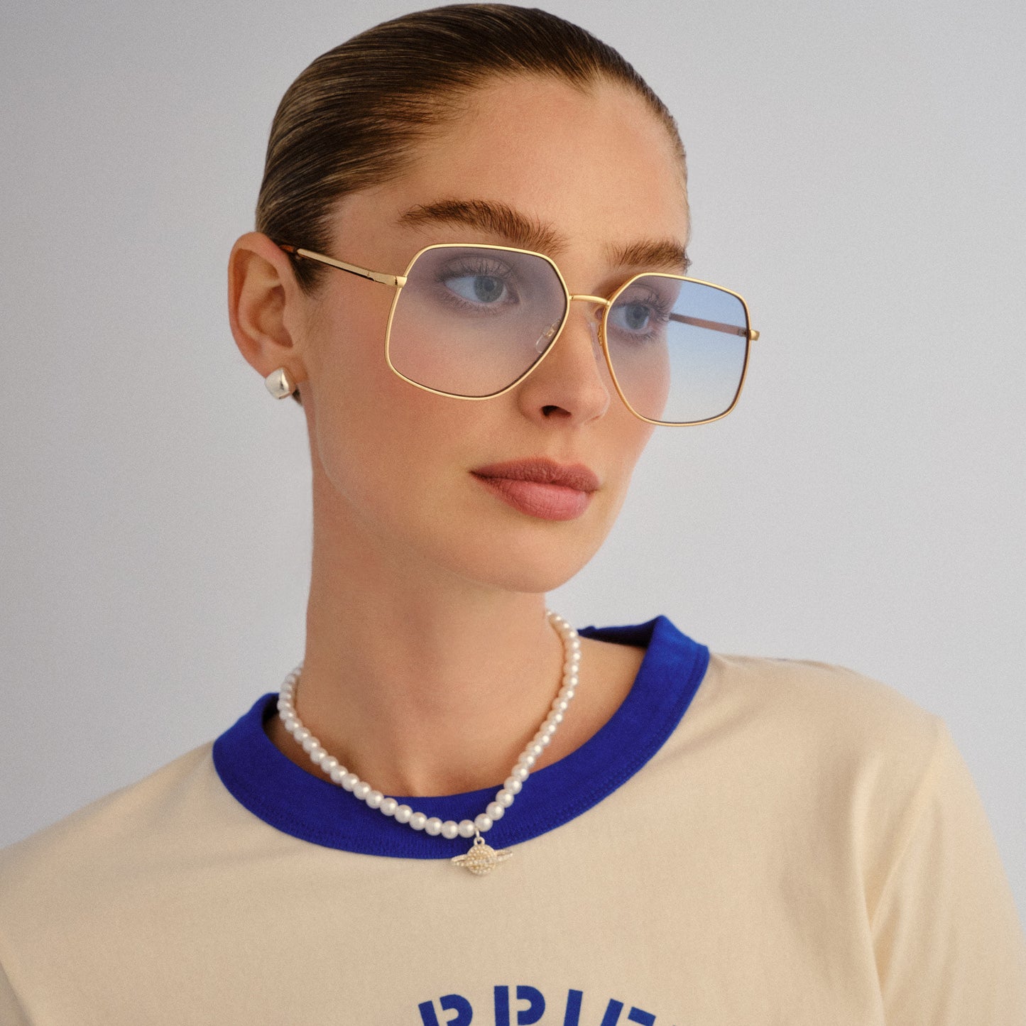 Altair Gold Havana Female Aviator Sunglasses | Aire