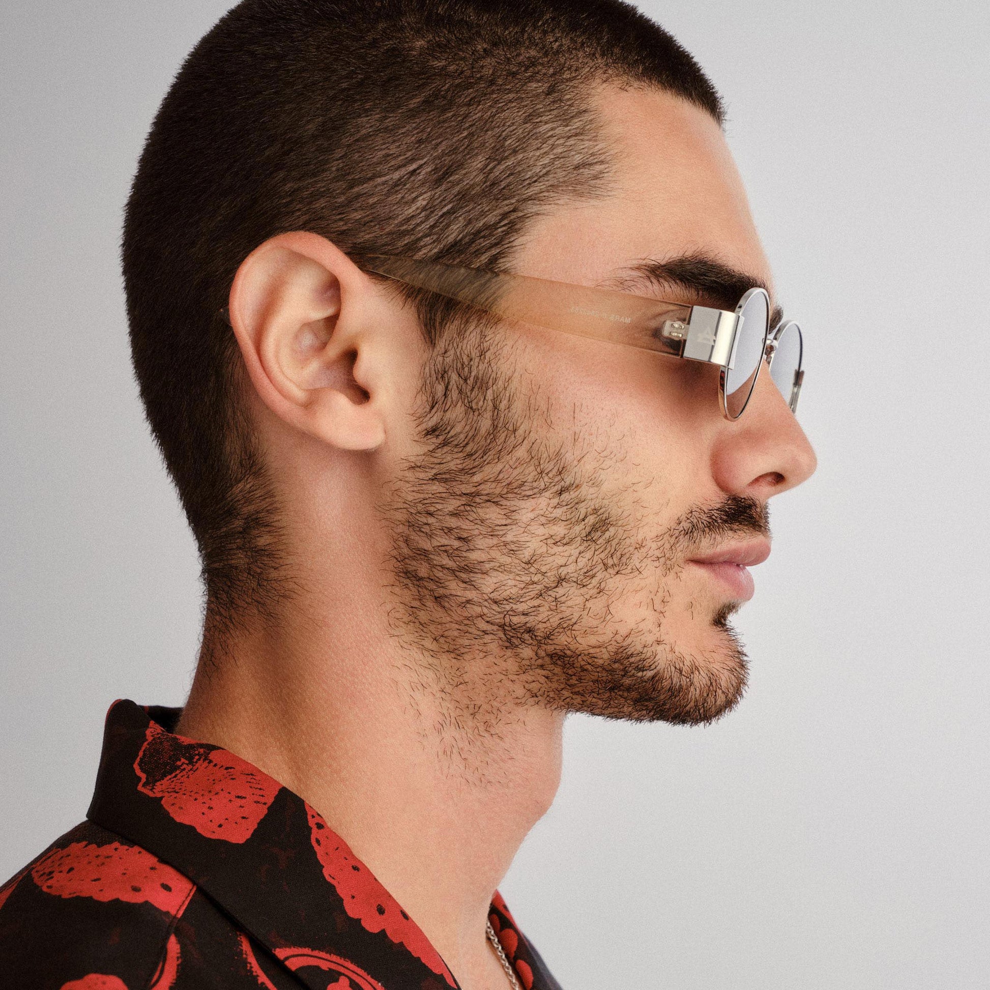 Mars Ii Silver Pewter Uni-Sex Oval Sunglasses | Aire