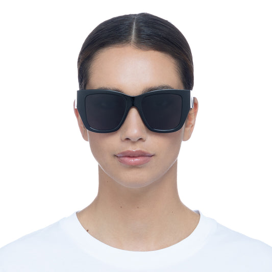 Pallas Black Female Cat-Eye Sunglasses | Aire