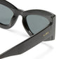 Electra Black Uni-Sex Cat-Eye Sunglasses | Aire