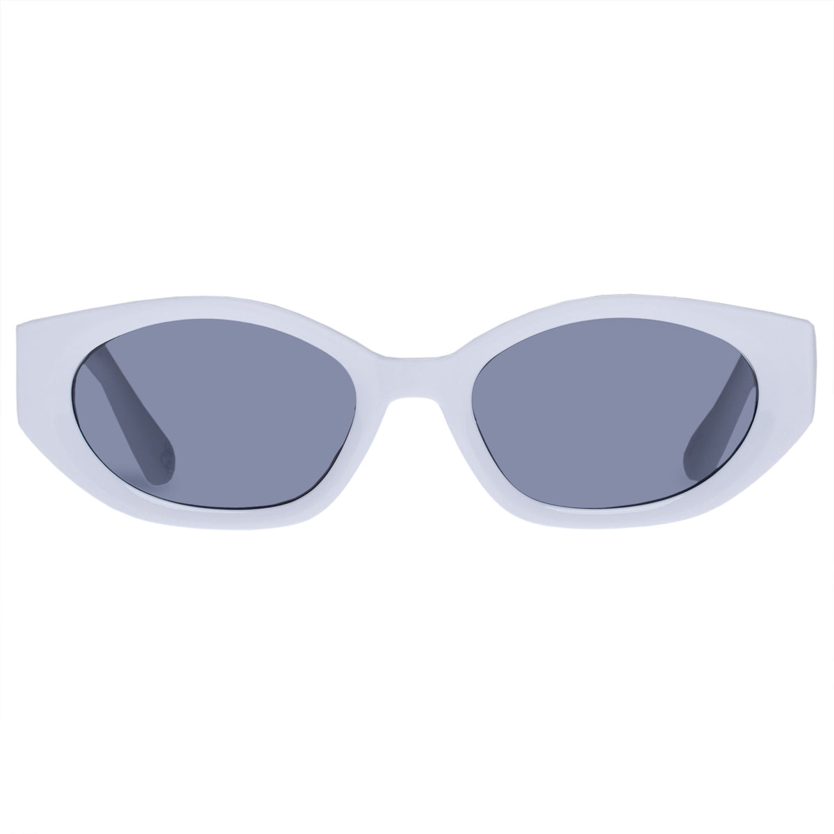 Mensa White Uni-Sex Oval Sunglasses | Aire