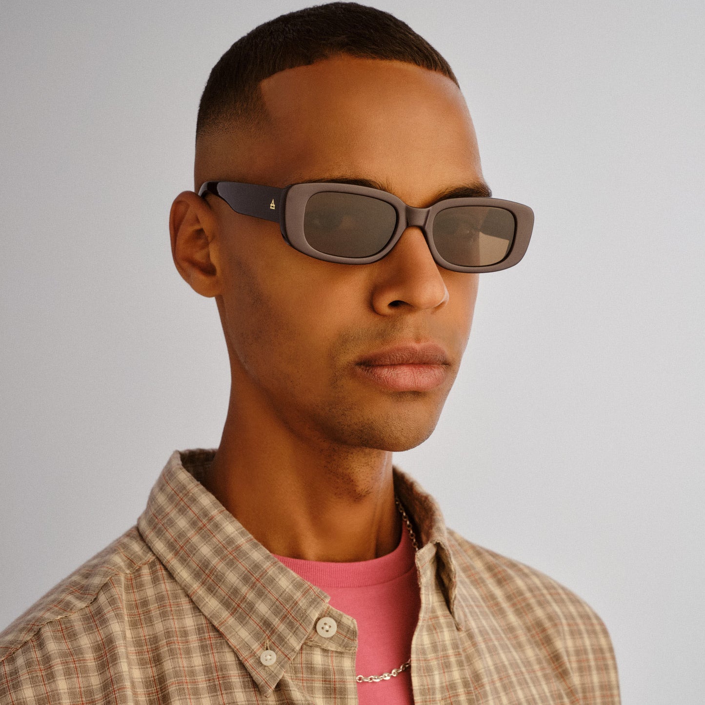 Ceres Chocolate Uni-Sex Rectangle Sunglasses | Aire