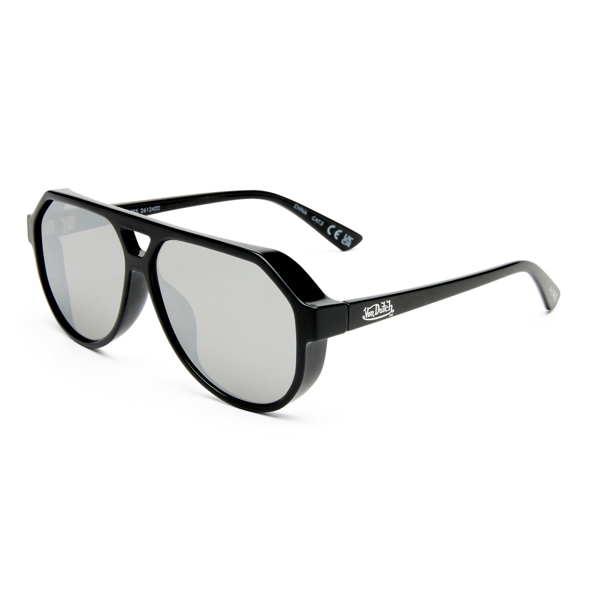 Shameless Black Uni-Sex Aviator Sunglasses | Aire