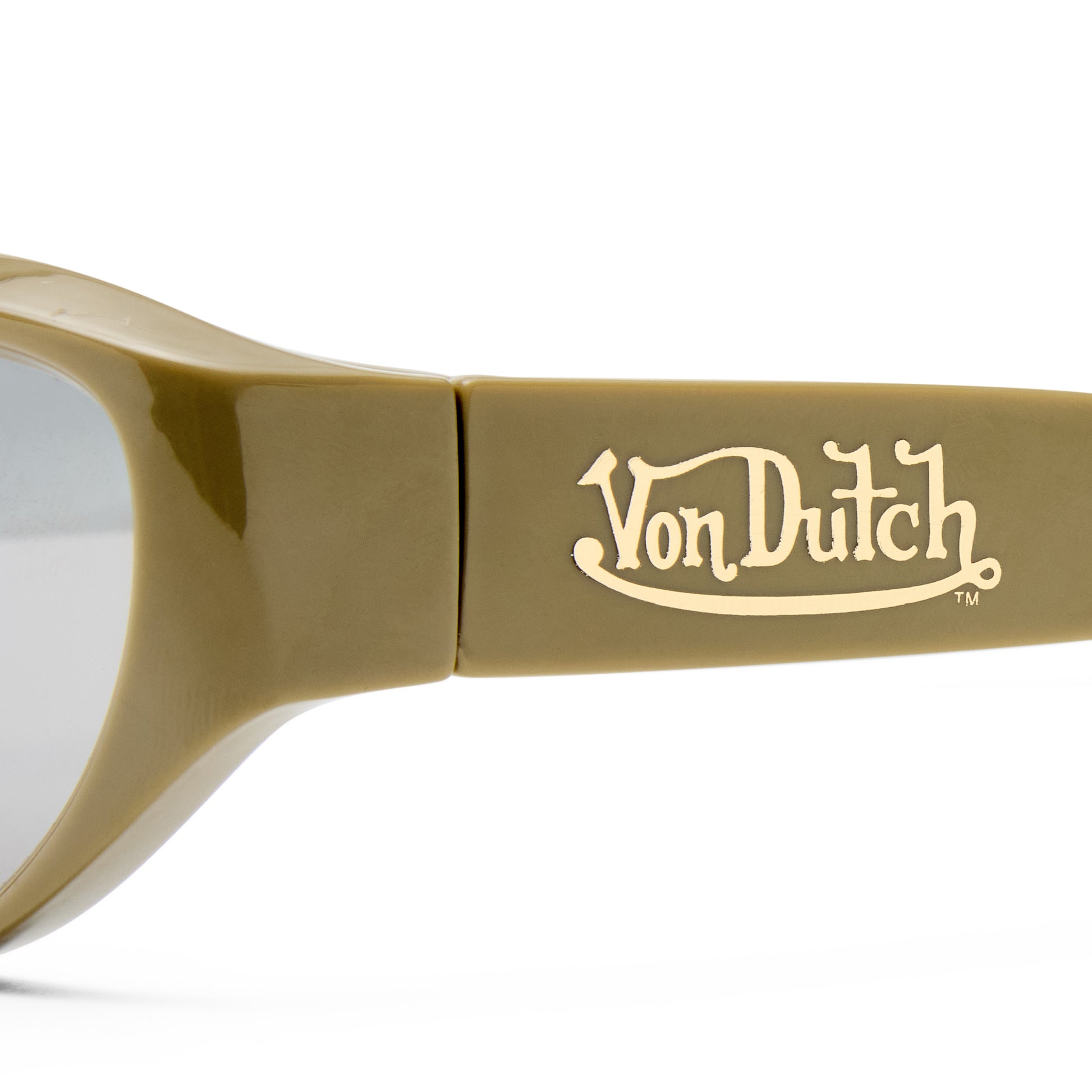 Blackout Destroyed Khaki Uni-Sex Cat-Eye Sunglasses | Aire