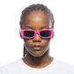 Ceres Fuchsia Female Rectangle Sunglasses | Aire