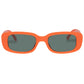 Ceres Neon Orange Uni-Sex Rectangle Sunglasses | Aire