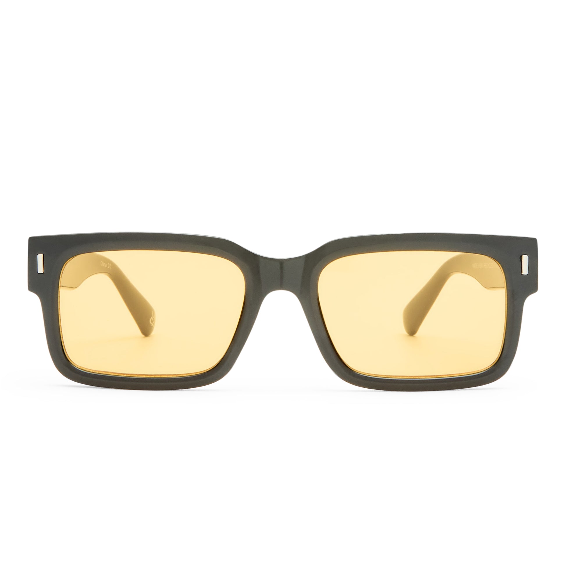 Castor Black Uni-Sex Rectangle Sunglasses | Aire