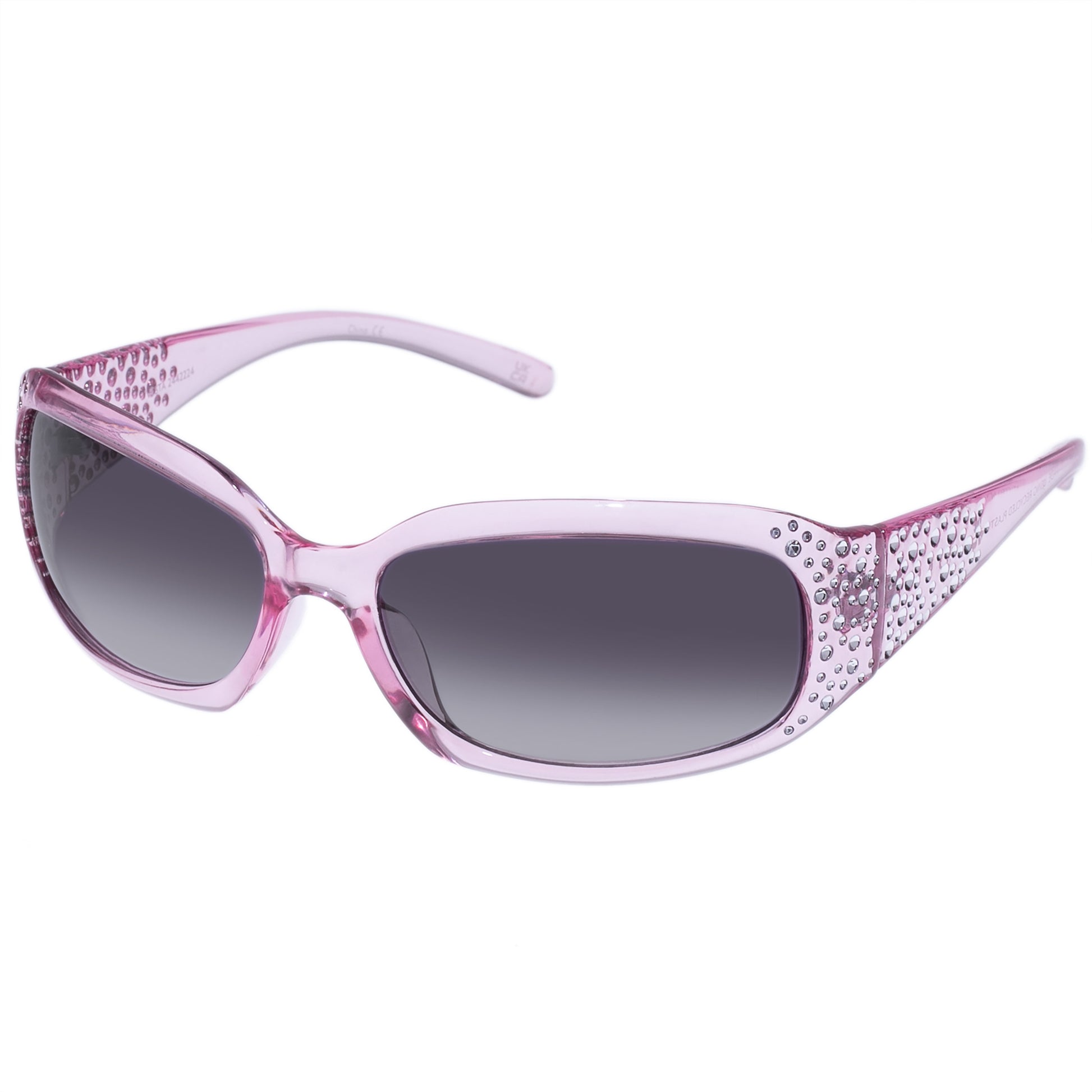 Vesta Pink Bedazzle Uni-Sex Wrap Sunglasses | Aire