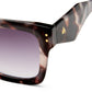 Magnitude Clouded Tort Female Square Sunglasses | Aire