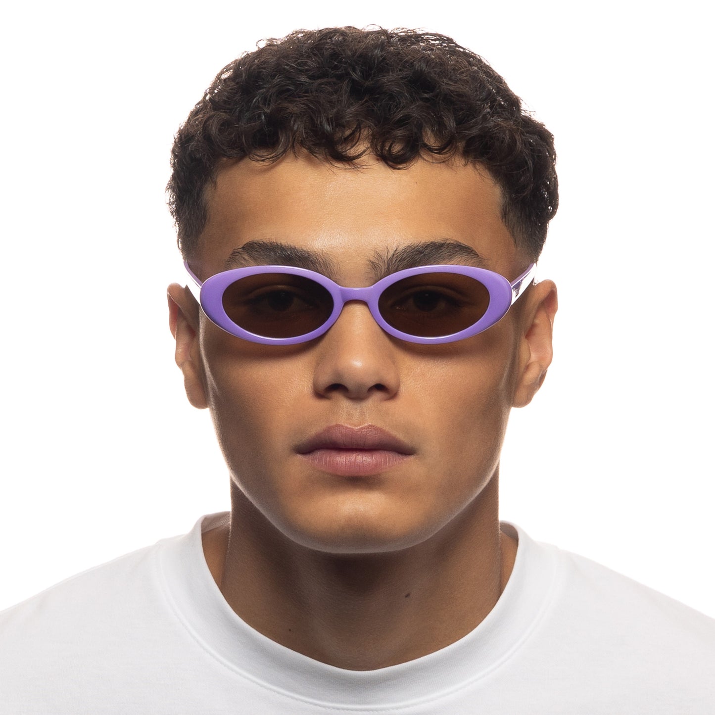 Fornax Lilac Female Oval Sunglasses | Aire