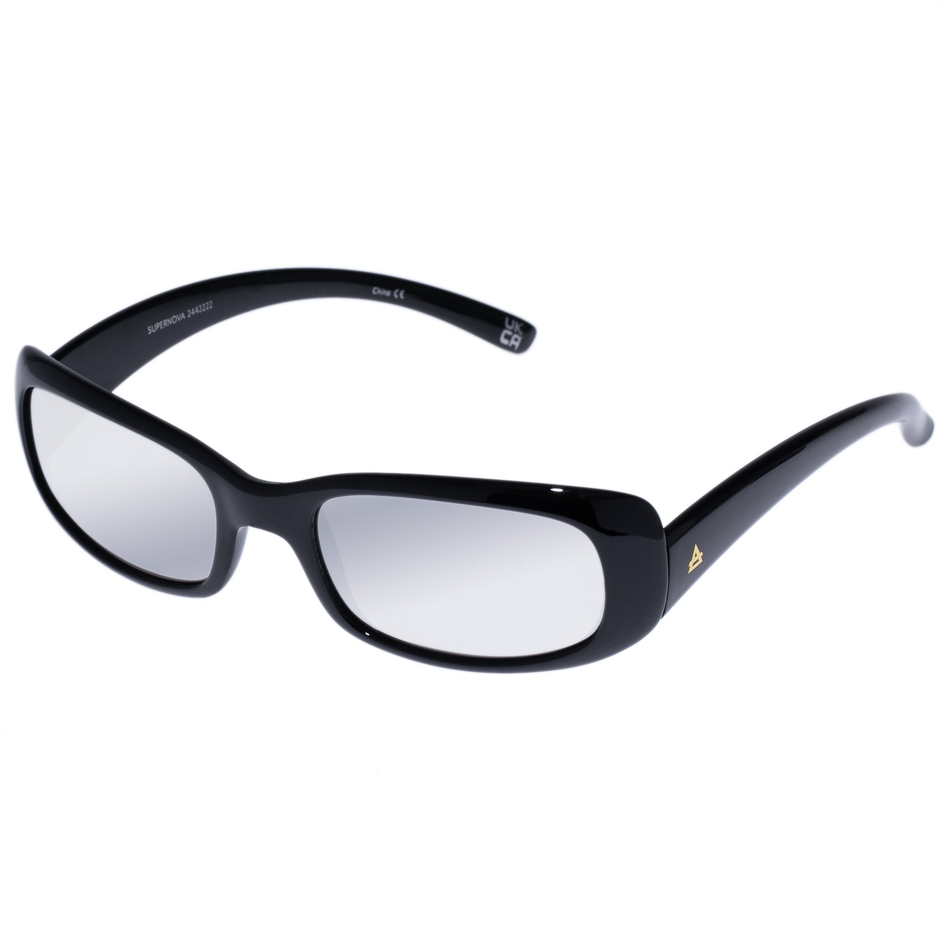 Supernova Black Uni-Sex Wrap Sunglasses | Aire