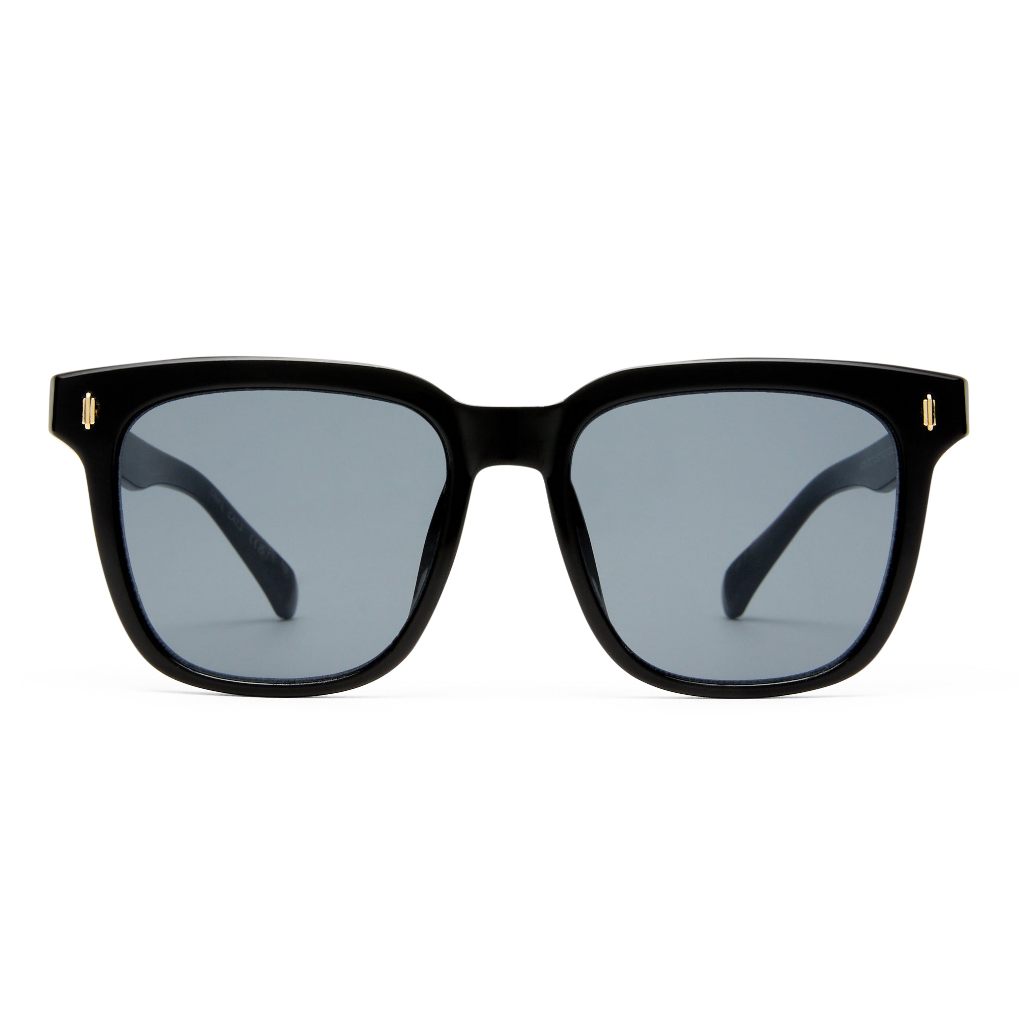 Lunar Black Uni-Sex Rectangle Sunglasses | Aire – AIRE US