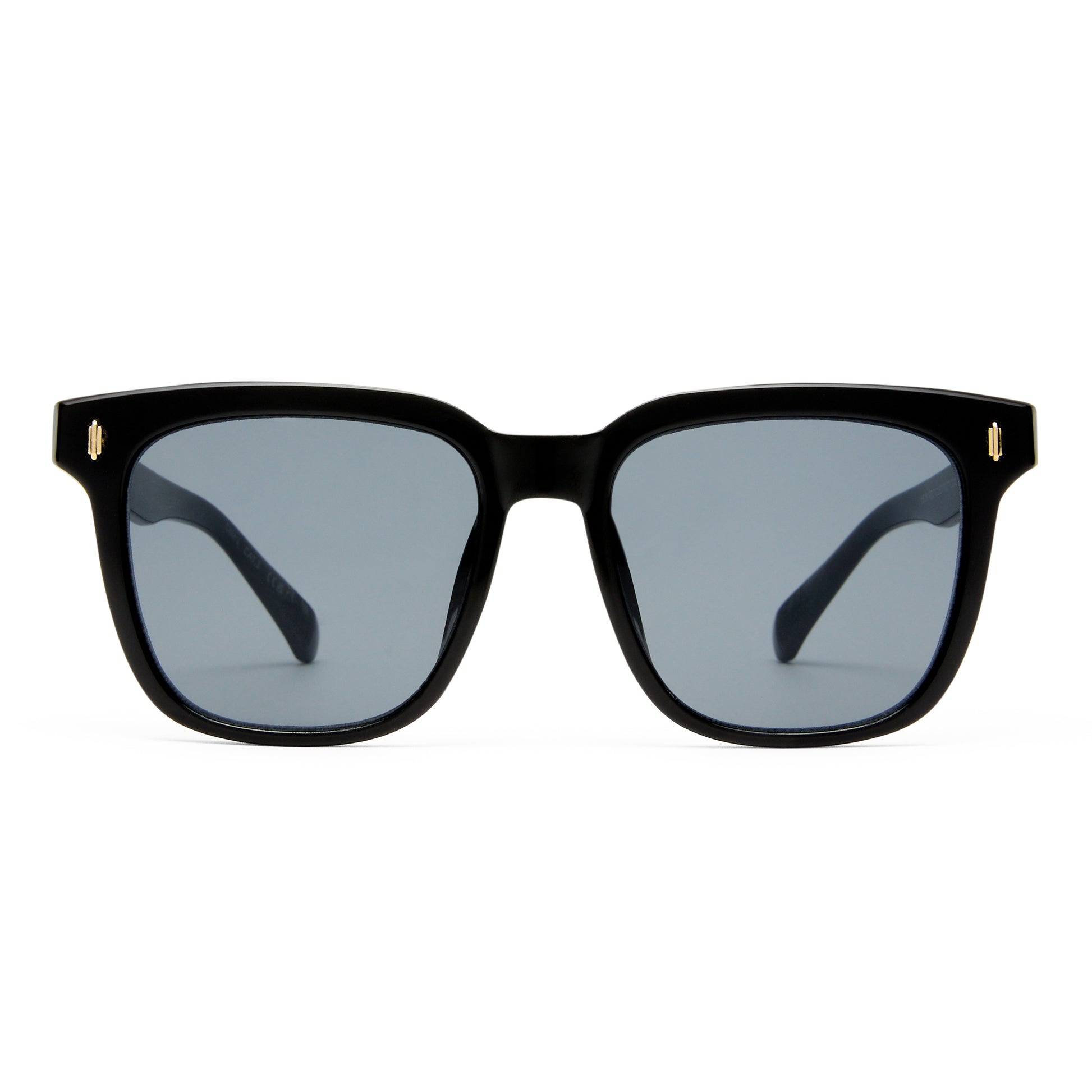 Lunar Black Uni-Sex Rectangle Sunglasses | Aire