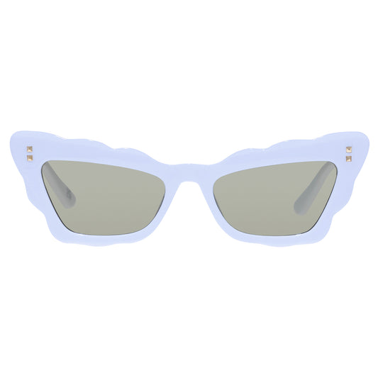 Gamma Ray Ivory Female Cat-Eye Sunglasses | Aire