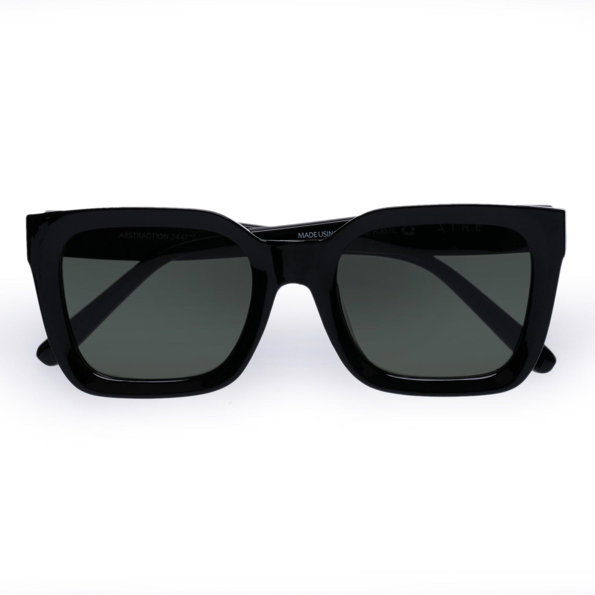 Abstraction Black Uni-Sex D-Frame Sunglasses | Aire