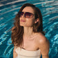 Cusp Dark Tort Gold Uni-Sex Aviator Sunglasses | Aire