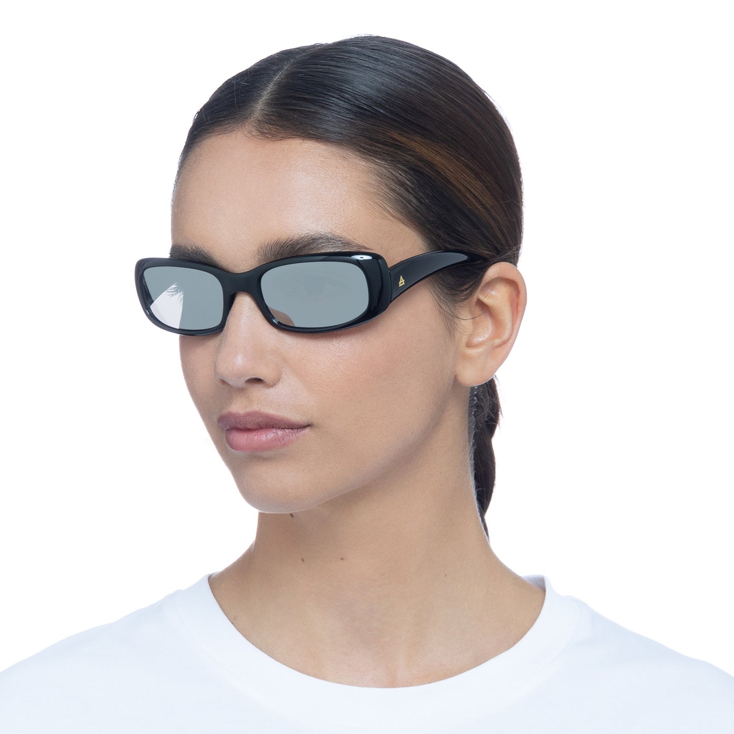 Supernova Black Uni-Sex Wrap Sunglasses | Aire