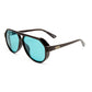 Shameless Chocolate Uni-Sex Aviator Sunglasses | Aire