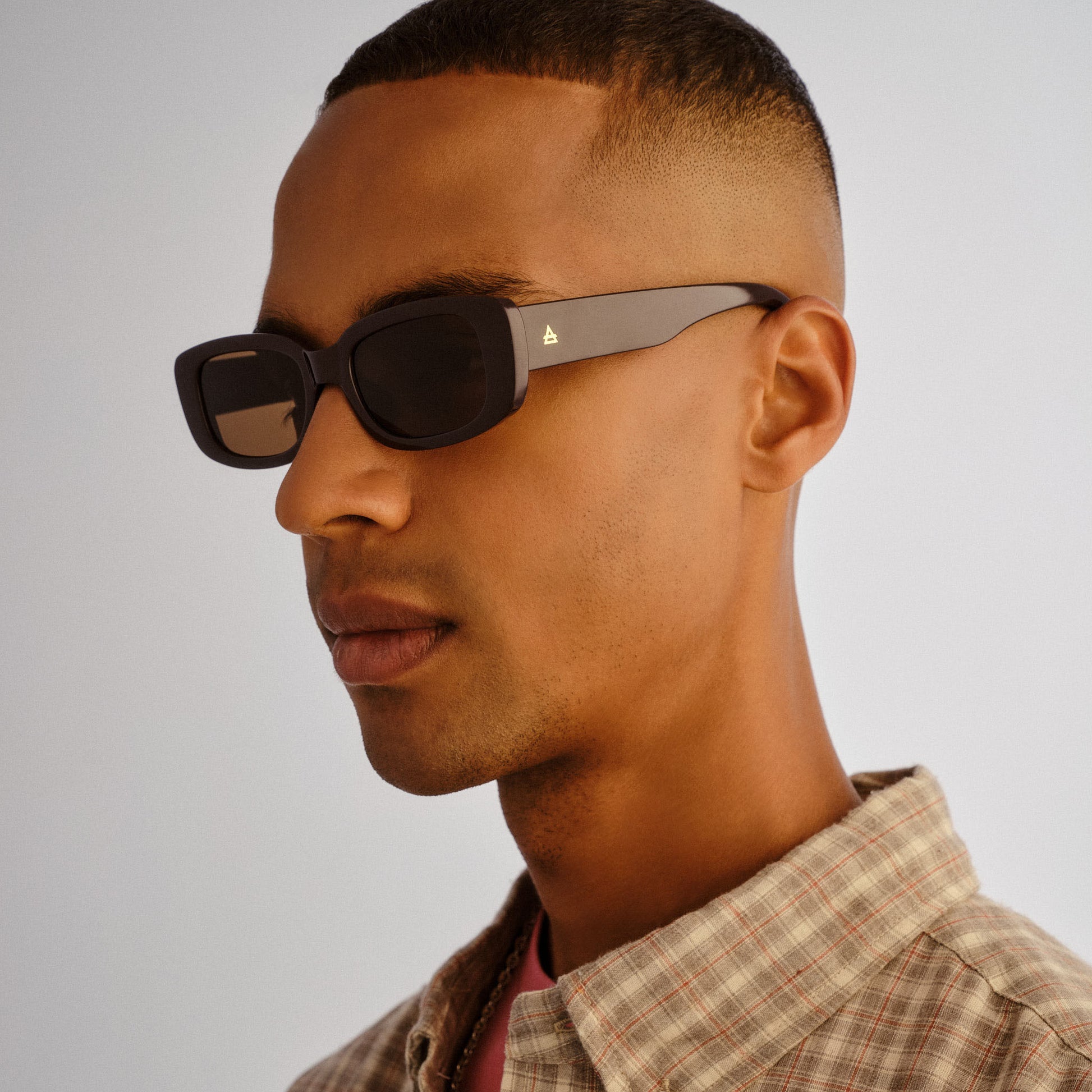 Ceres Chocolate Uni-Sex Rectangle Sunglasses | Aire