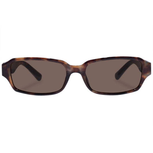 Crater Dark Tort Gold Uni-Sex Rectangle Sunglasses | Aire