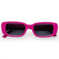 Ceres Fuchsia Female Rectangle Sunglasses | Aire