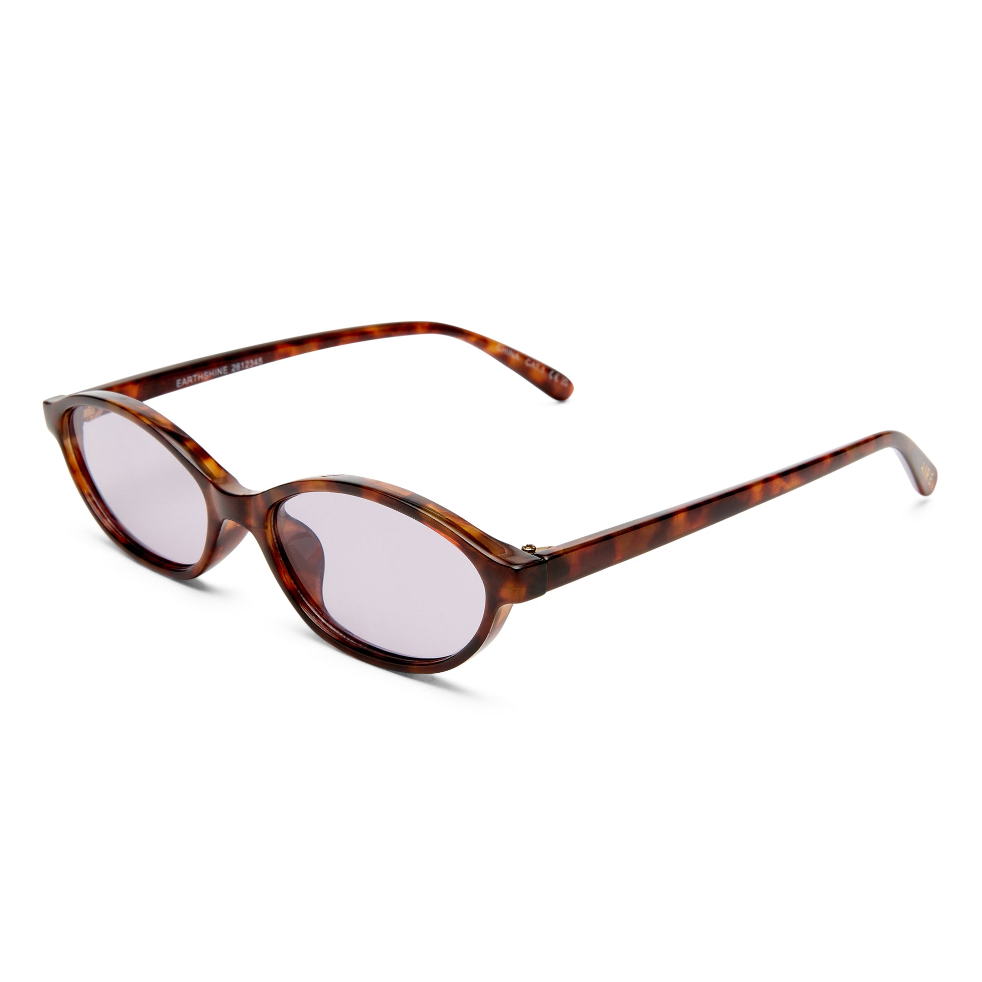 Earthshine Amber Tort Female Oval Sunglasses | Aire