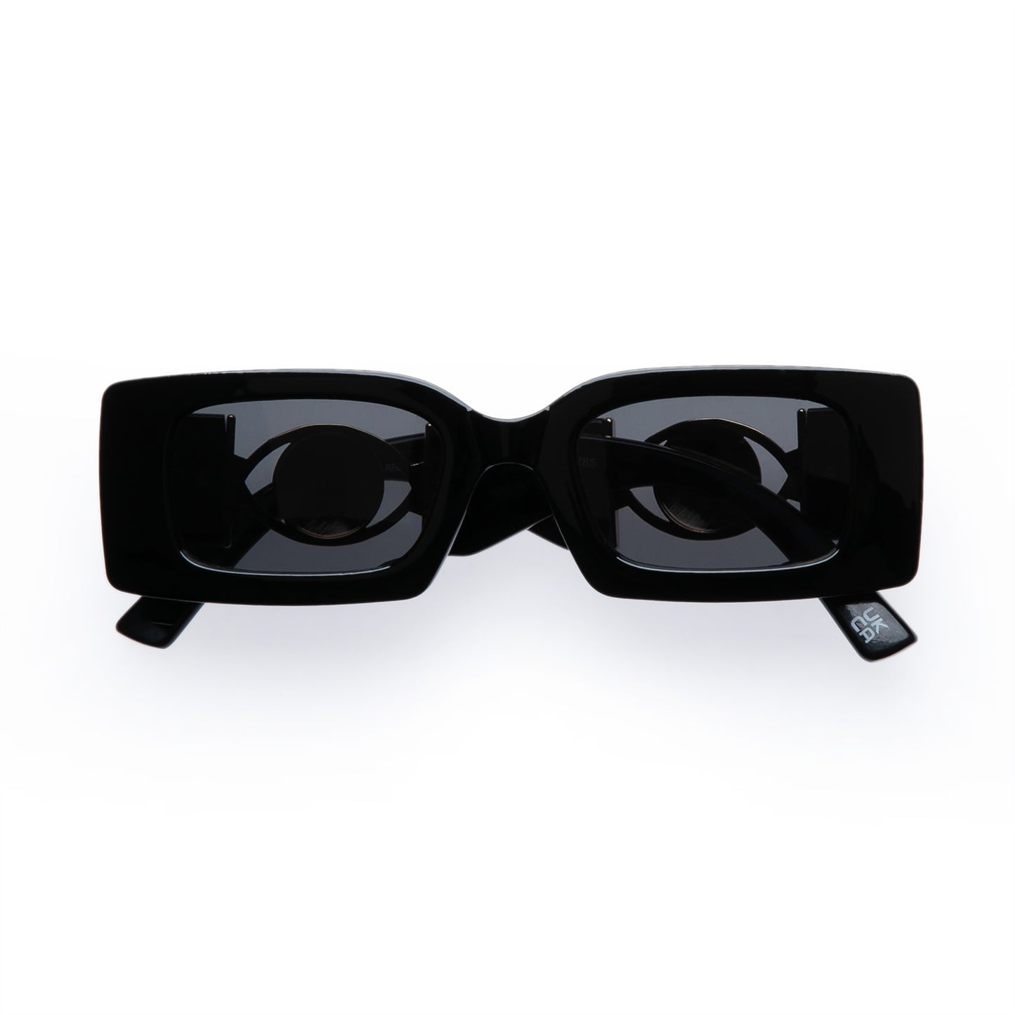 Apollo Black Uni-Sex Rectangle Sunglasses | Aire