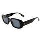 Ascendant Black Uni-Sex Rectangle Sunglasses | Aire