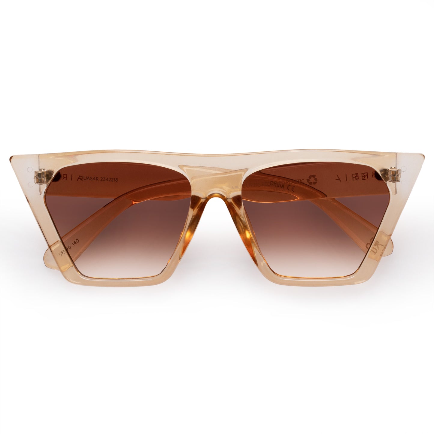 Quasar Sand Female Cat-Eye Sunglasses | Aire