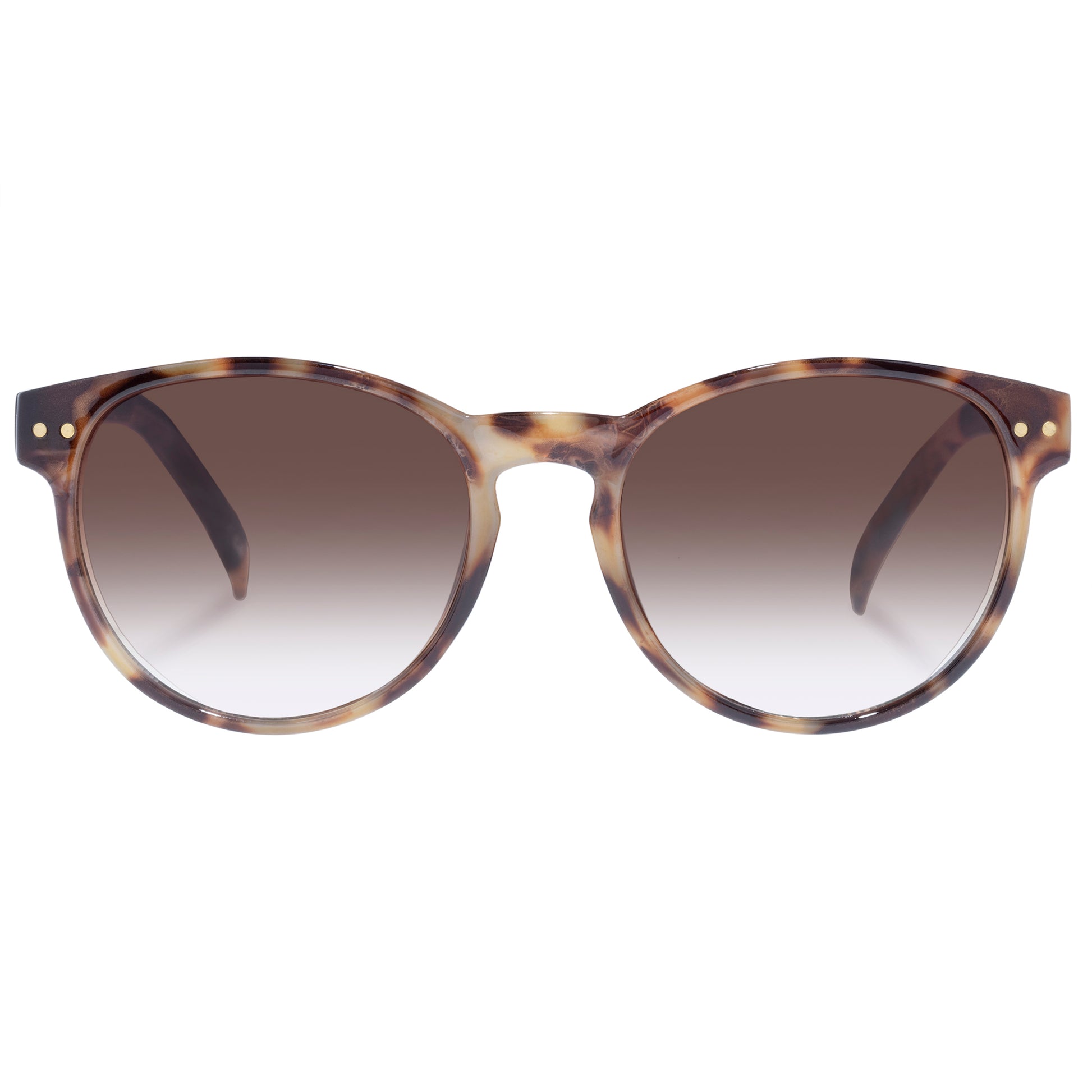 Karma Dark Tort Uni-Sex Round Sunglasses | Aire