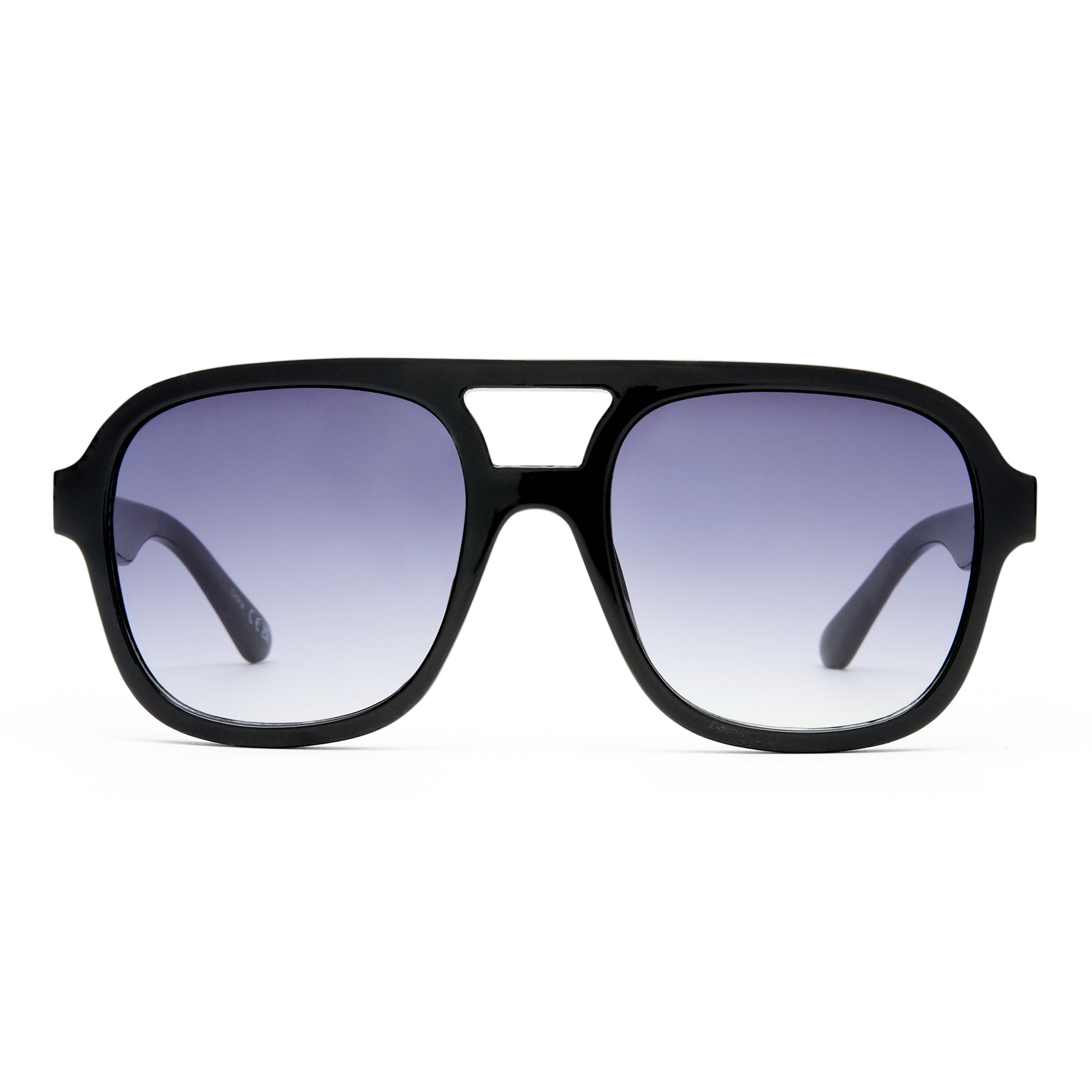 Whirlpool Black Uni-Sex Aviator Sunglasses | Aire