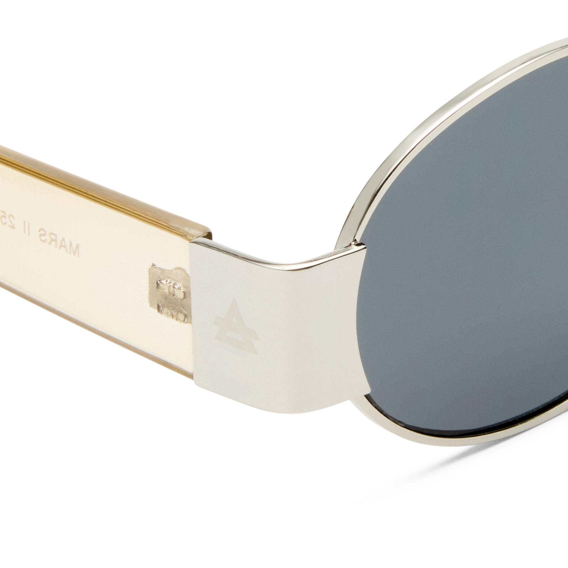 Mars Ii Silver Pewter Uni-Sex Oval Sunglasses | Aire