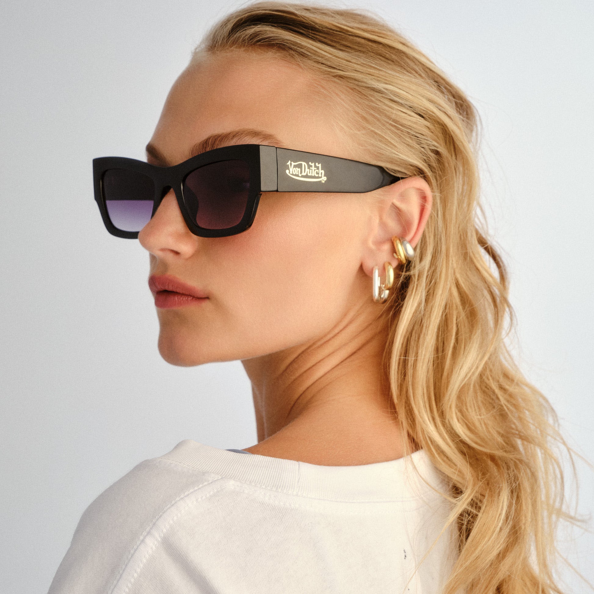 Vendetta Black Female Cat-Eye Sunglasses | Aire