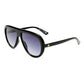 Cadent Black Uni-Sex Aviator Sunglasses | Aire