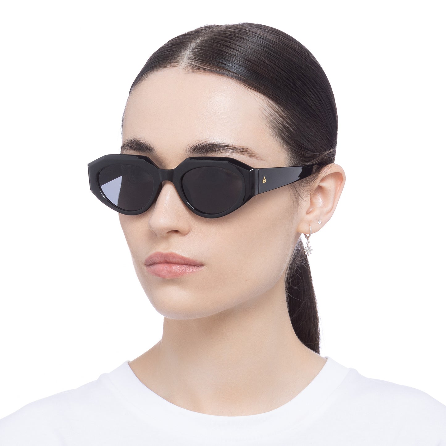 Aphelion Black Female Octagon Sunglasses | Aire