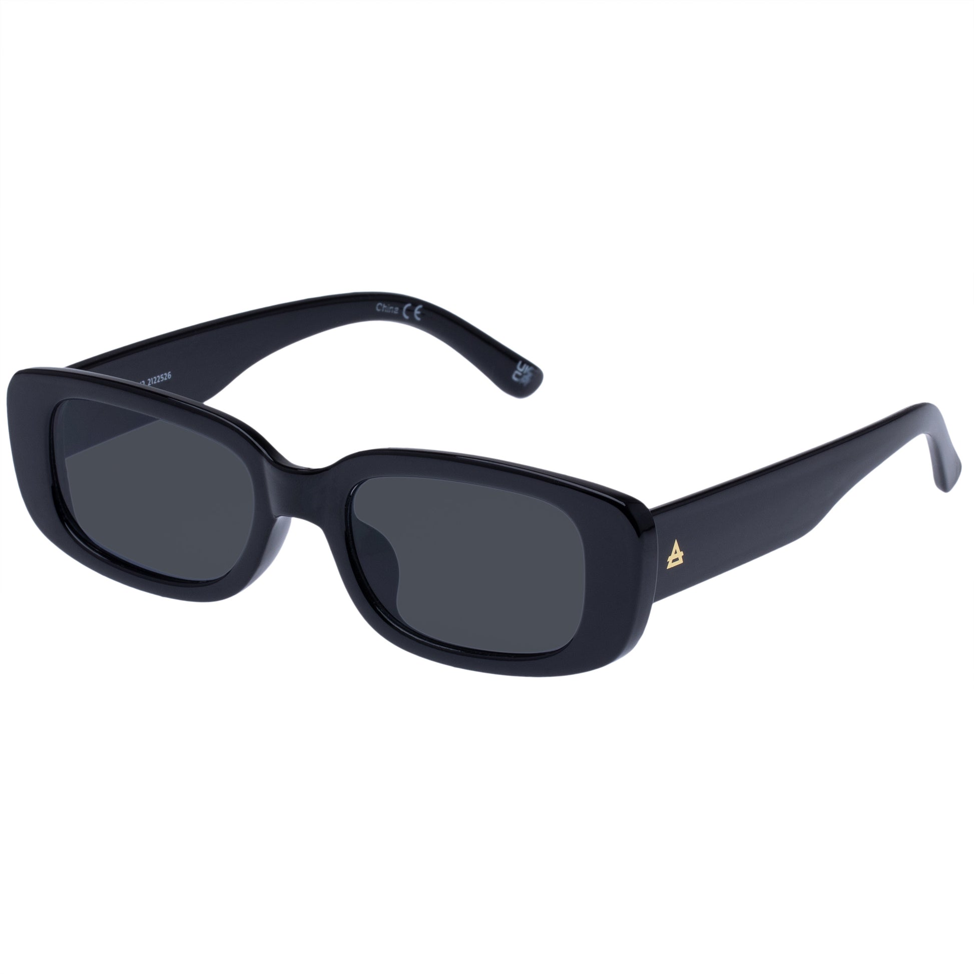 Ceres Black Uni-Sex Rectangle Sunglasses | Aire