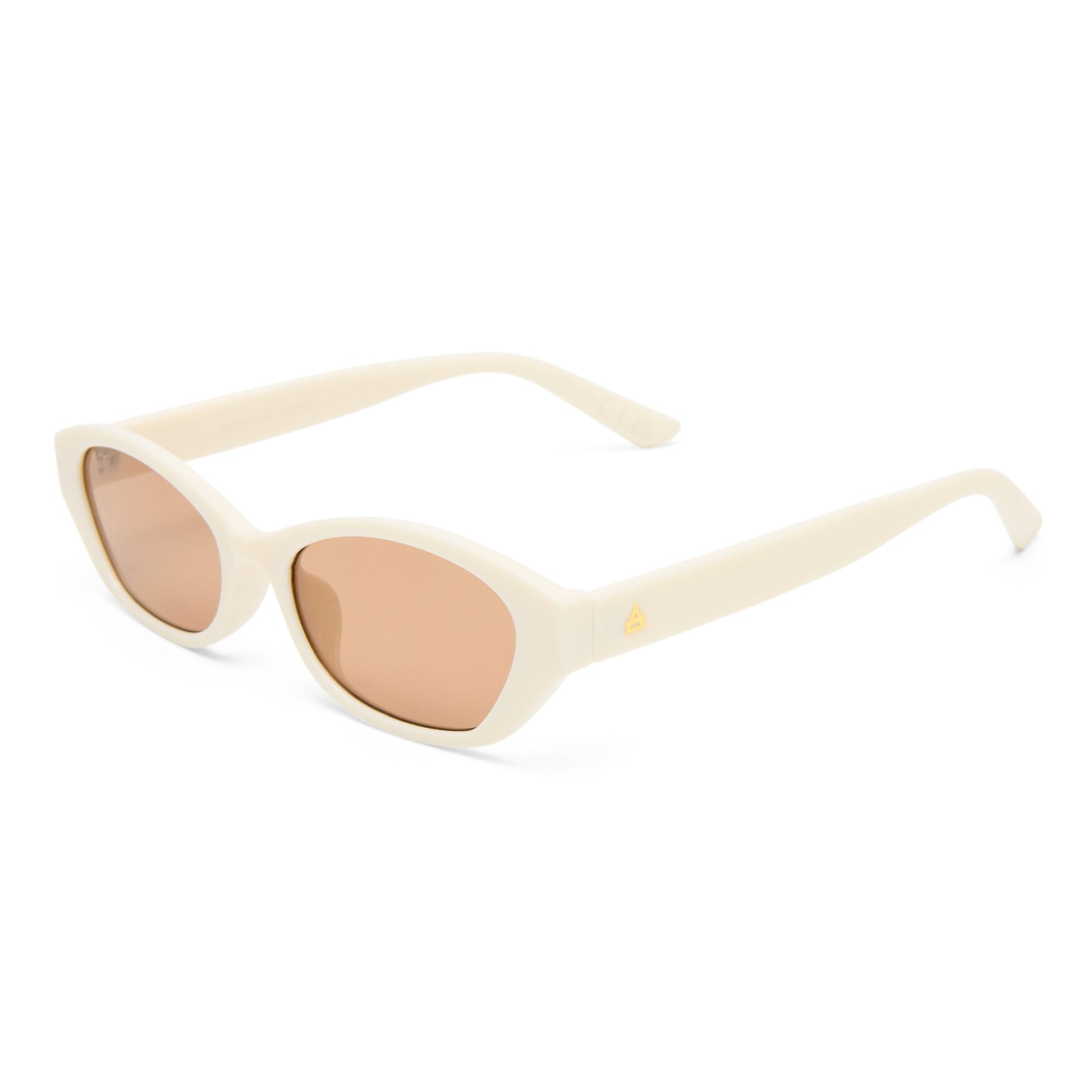 Moonstone Ivory Female Oval Sunglasses | Aire