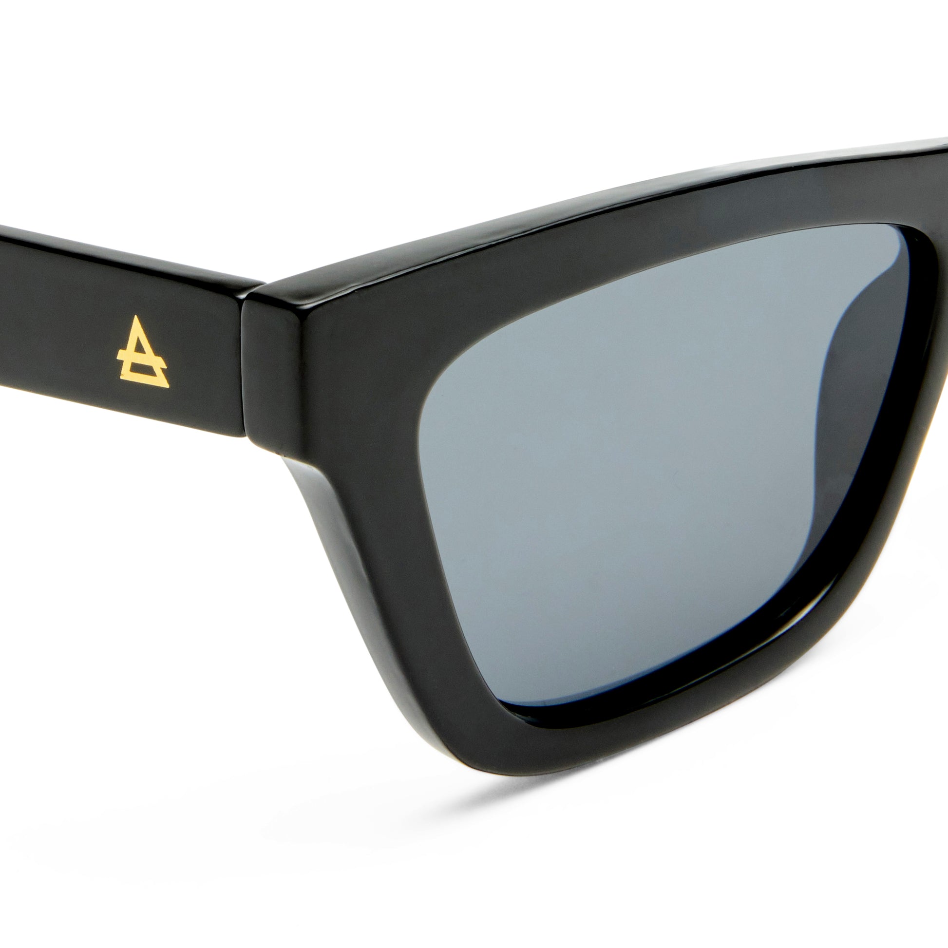 Amplitude Black Female Cat-Eye Sunglasses | Aire