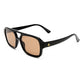 Aquarius Black Uni-Sex Aviator Sunglasses | Aire
