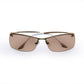 Vega Bright Gold Uni-Sex Wrap Sunglasses | Aire