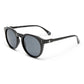 Nucleus Black Uni-Sex Round Sunglasses | Aire