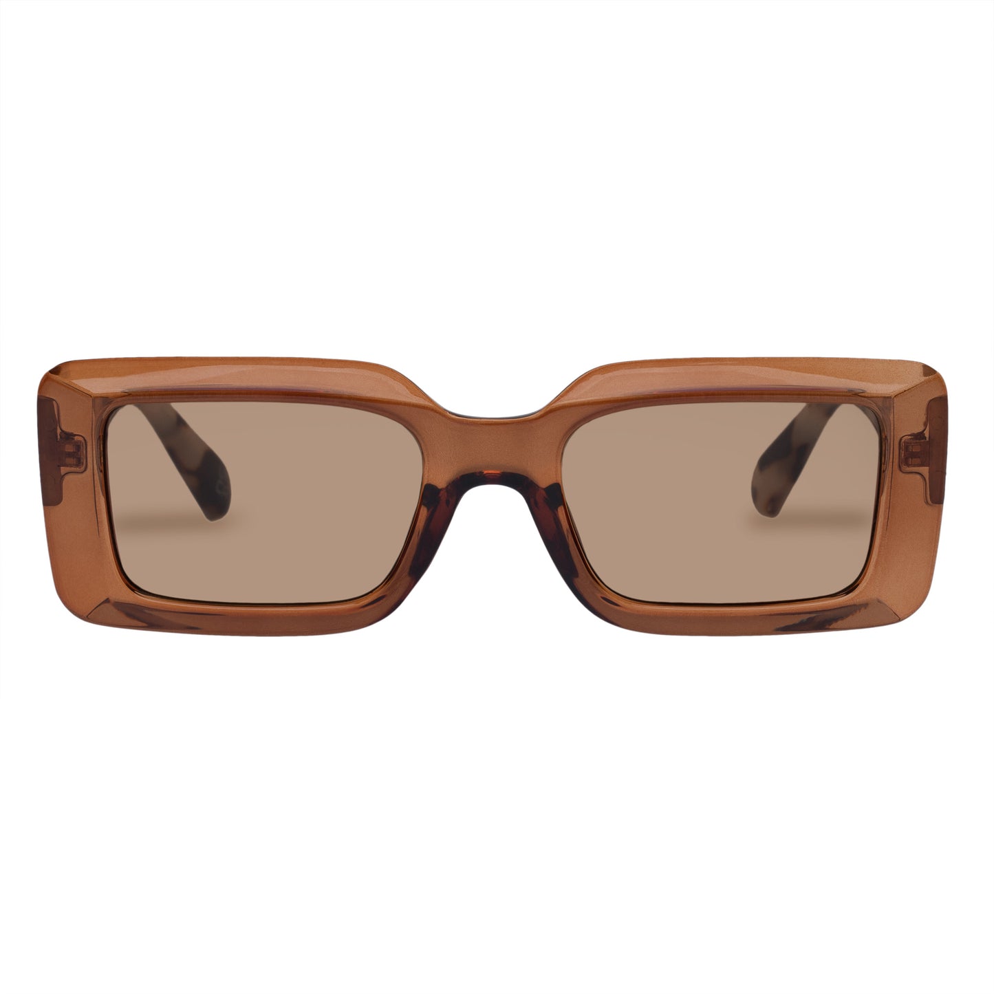 Parallax Caramel Cookie Tort Uni-Sex Rectangle Sunglasses | Aire